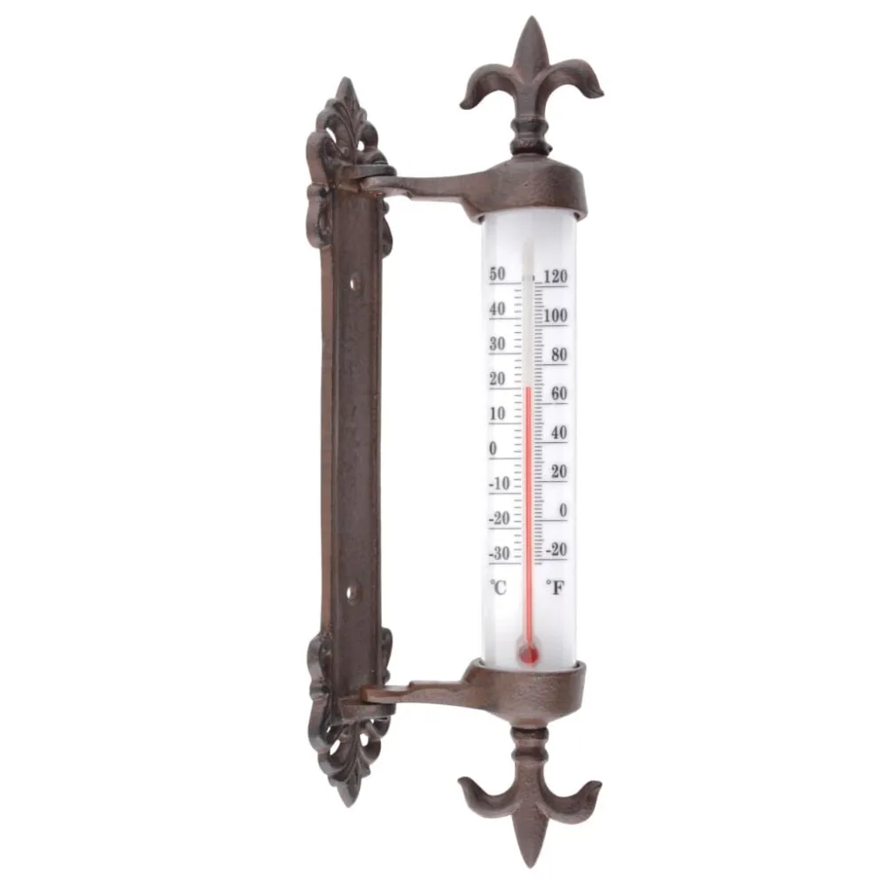 Esschert Design Raamkozijnthermometer gietijzer
