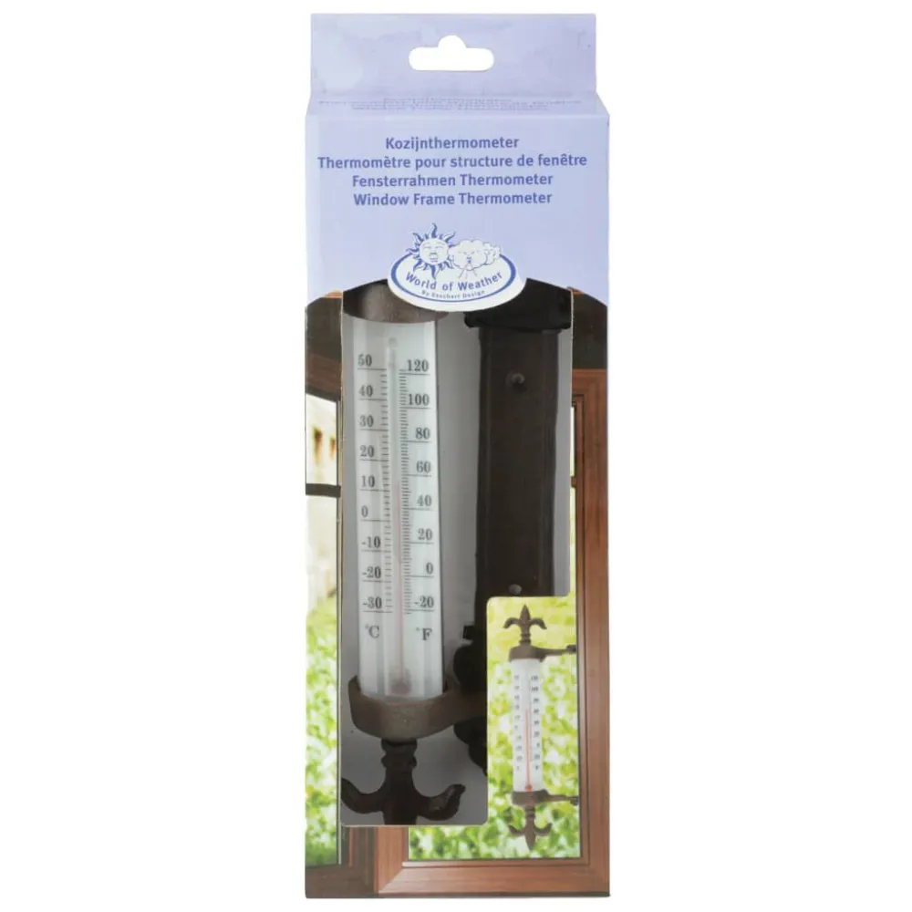 Esschert Design Raamkozijnthermometer gietijzer