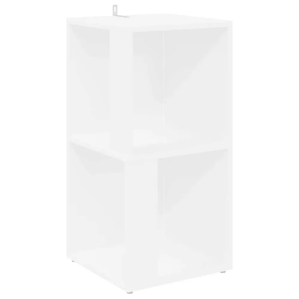 Chemisch anker Hoekkast 33x33x67 cm bewerkt hout wit
