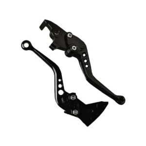 Black Adjustable Brake and Clutch Levers 6 Positions Himalayan Euro 4