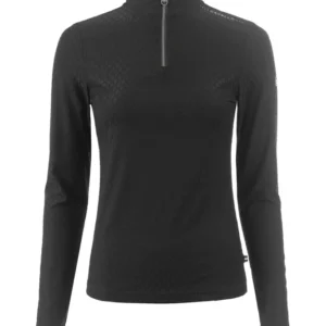 CavalNinette Baselayer, Women's Koolzwart 6 geel verzinkt