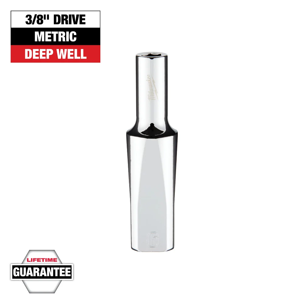3/8" Drive 6mm Metric 6-Point Deep Socket