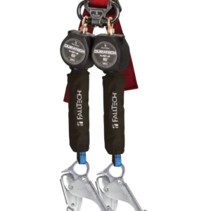 FALLTECH 6' DURATECH® Mini Class 1 Personal SRL-P w/ Aluminium Rebar Hooks, Includes Steel Dorsal Connecting Carabiner