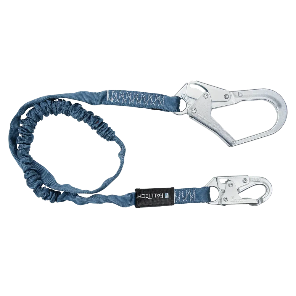 FALLTECH 6' Internal Energy Absorbing Lanyard, Single-Leg w/ Rvs Connectors