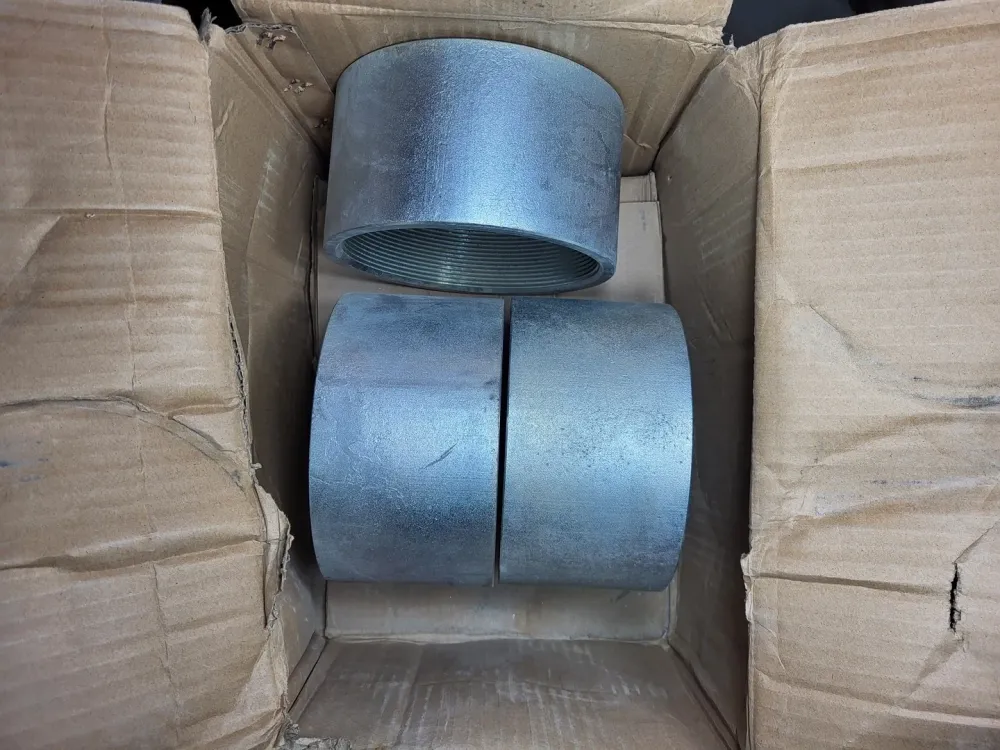 6" Galvanized Taper Tapped Coupling GMC-60 (Box 3)