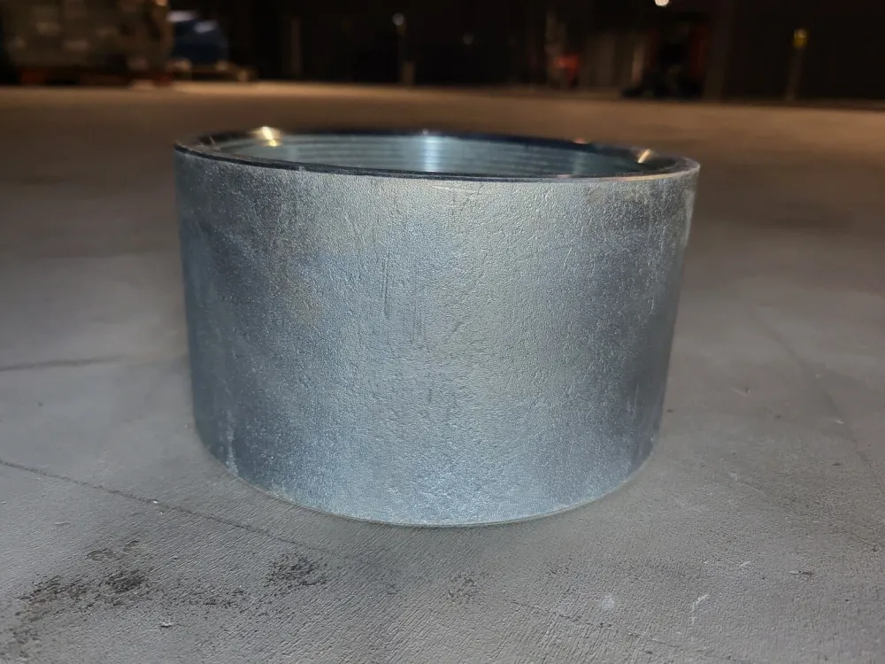 6" Galvanized Taper Tapped Coupling GMC-60 (Box 3)