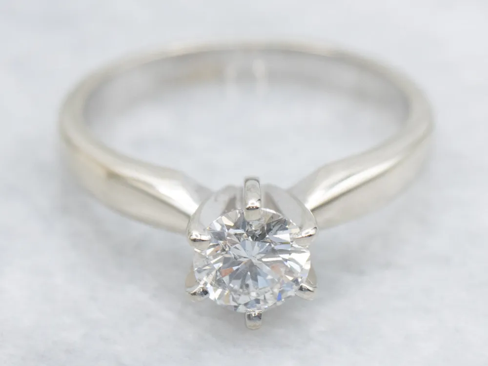 Gegalvaniseerd DIN 933 Six Prong Diamond Solitaire Engagement Ring