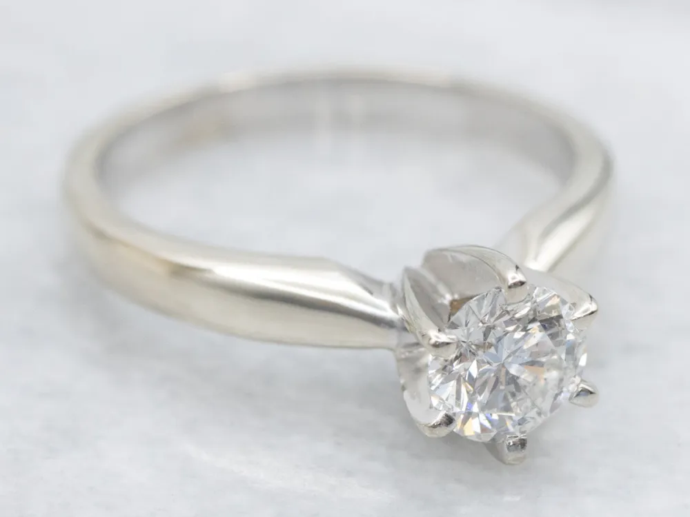 Gegalvaniseerd DIN 933 Six Prong Diamond Solitaire Engagement Ring