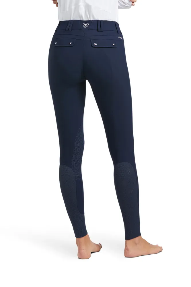 Gegalvaniseerd DIN 933 Tri Factor Women's Knee Patch Breeches Dark Blauw 6 Long