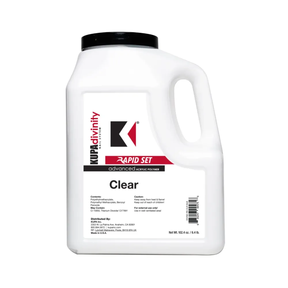 Hoogsterkte bout Acrylic Powder Rapid Set 6.4lb helder