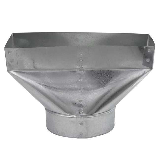 IMPERIAL 6- 30 Gauge Galvanized Staal Round Straight Register Duct Boot roestvrij A2/A4