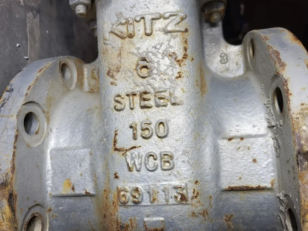 Inbusschroefbout 6" Class 150 Gate Valve B16.34, FIG. 150SCLS