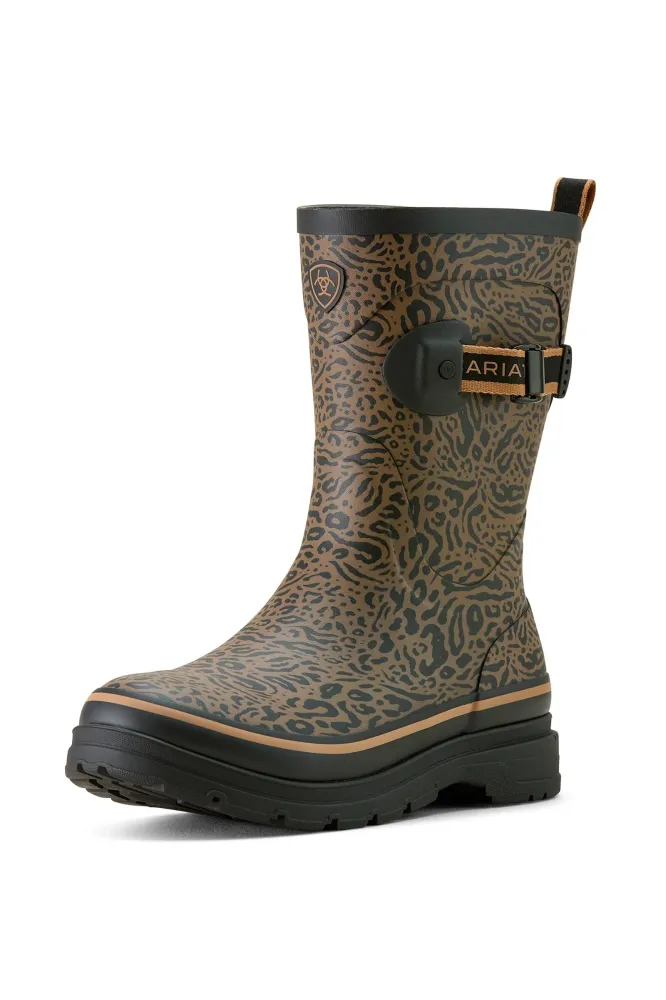 Inbusschroefbout Kelmarsh Mid Women's Gummi Boots Ocelot Print 6,5