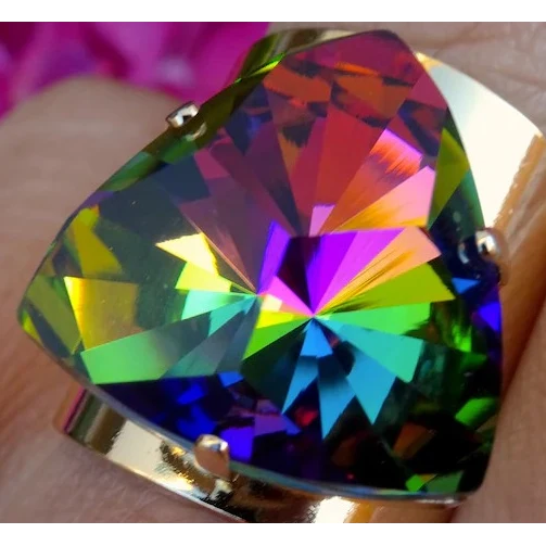 Kaleidoscope Triangle Fancy Stone - VITRAIL MEDIUM 6X6.1MM 5PC | Hoge treksterkte | Weerbestendig