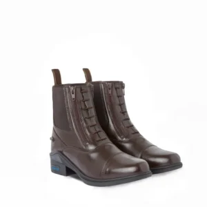 Kingston Women's Jodhpur Boots Double Zipper Demitasse Bruin 6