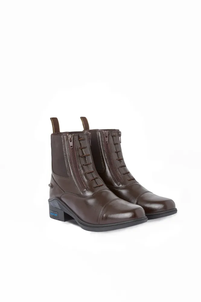 Kingston Women's Jodhpur Boots Double Zipper Demitasse Bruin 6