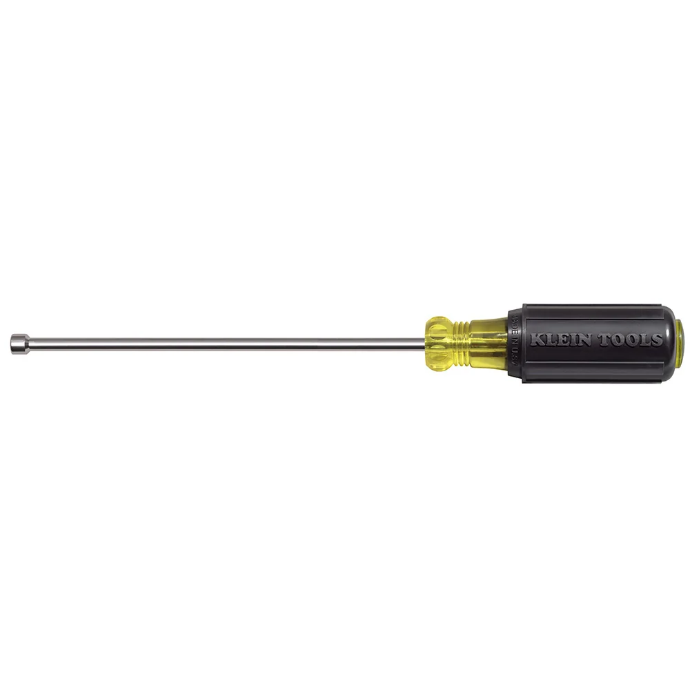 KLEIN TOOLS 3/16-Inch Magnetic Nut Driver, 6-Inch Shaft