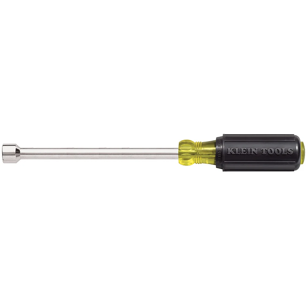 KLEIN TOOLS 5/16-Inch Nut Driver, 6-Inch Hollow Shaft