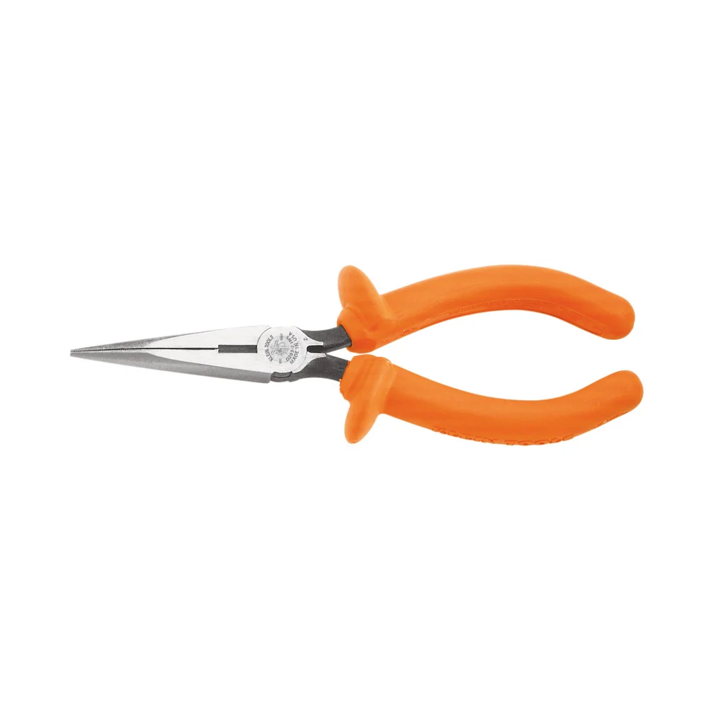 KLEIN TOOLS 6" Beschermd Long Nose Side Cutting Pliers | Hoge treksterkte | Weerbestendig