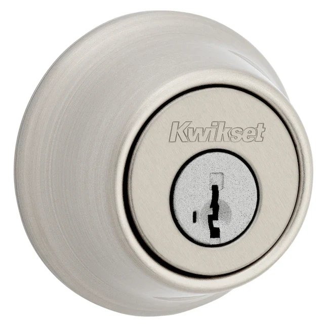 Kwikset Series 660 Satijnstof Nickel Single Cylinder Deadbolt SmartKey