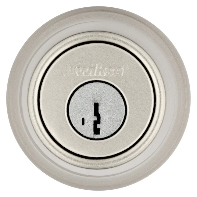 Kwikset Series 660 Satijnstof Nickel Single Cylinder Deadbolt SmartKey