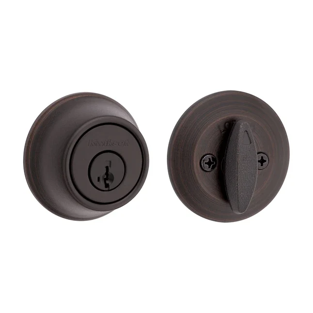 Kwikset Series 660 Venetian Bronze Solo Cylinder Deadbolt SmartKey
