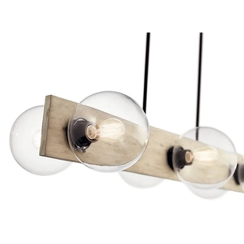 LAMPARA COLGANTE LINEAL MARQUEE 6LT KICHLER