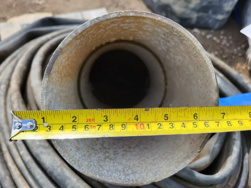 6" x 90 ft Lay Flat Hose Zwart w/ Coupling