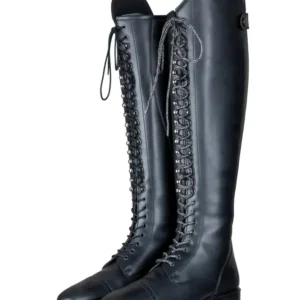 Portland Polo Riding Boots, Wide Zwart 6 voor metaalconstructies