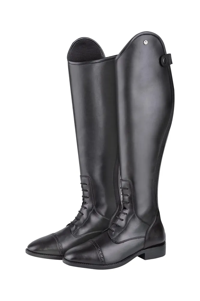 Portland Riding Boots, Short-Slim Koolzwart 6