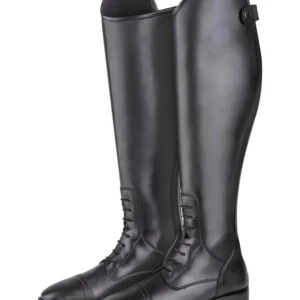 Portland Riding Boots, Wide Zwart 6