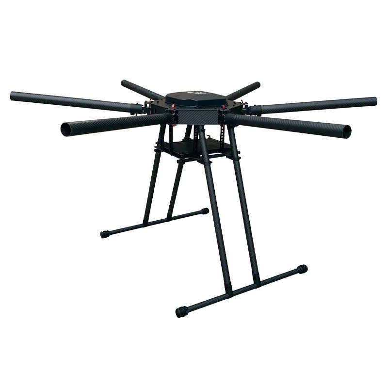 RJX 1300 mm 6-assige koolstofvezel paraplu opvouwbaar hexacopterframe zonder motorsteunen voor industriële drone met torx kop