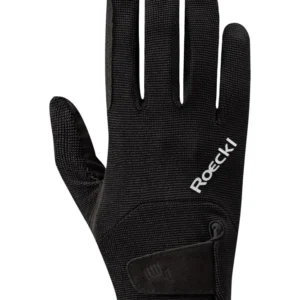 Roestvrij A2 Kwaliteit Meura Riding Gloves Koolzwart 6