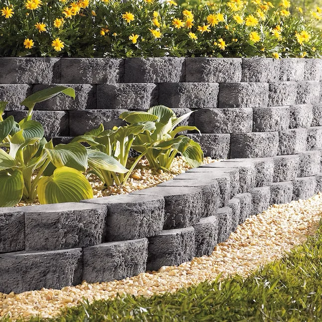 Roestvrij A2 Kwaliteit Oldcastle 6- H x 15.8- L x 11.5- D Gray/ Charcoal Concrete Retaining Wall Block