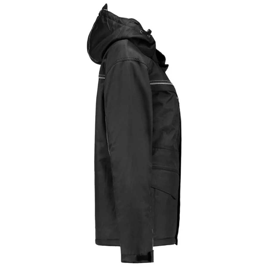 Tricorp midi parka stevig doek - 402007 - zwart - maat 6XL