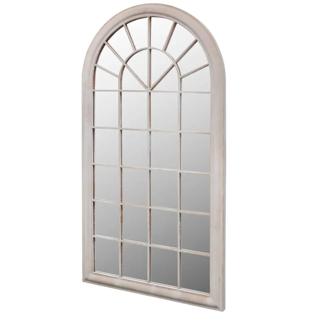 Tuinspiegel rustiek boogvormig 60x116 cm