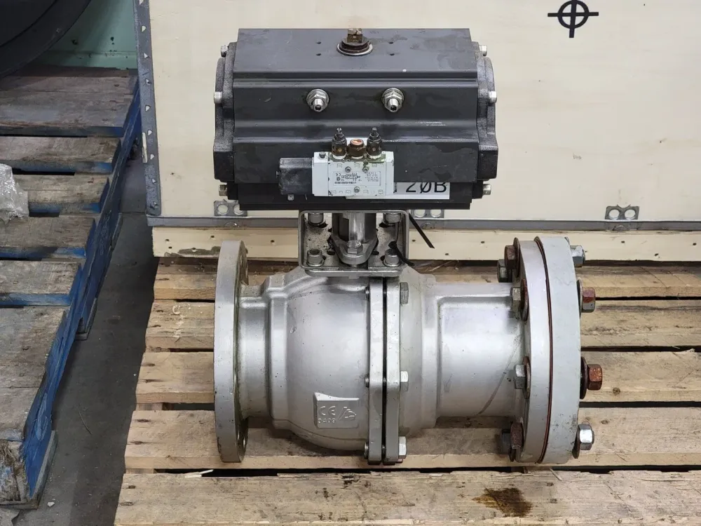 Zeskantbout 6" Pneumatic Actuator Ball Valve