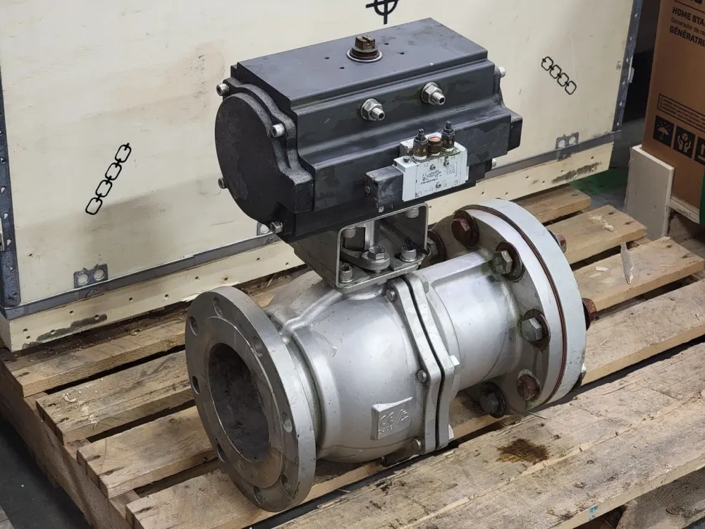 Zeskantbout 6" Pneumatic Actuator Ball Valve