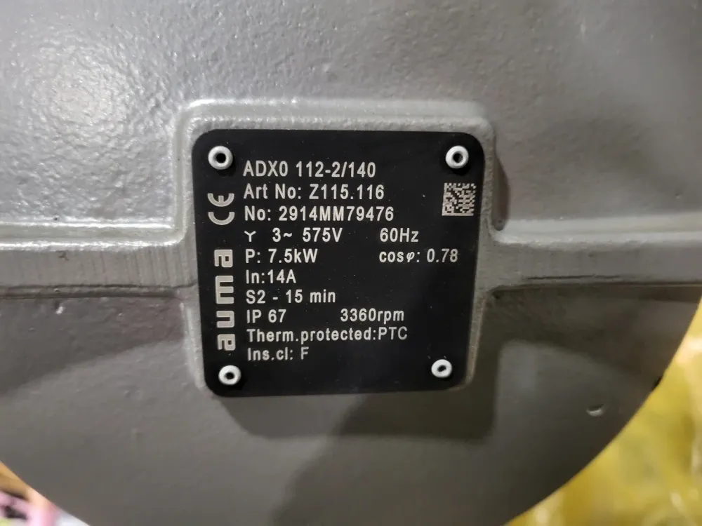 6" Class 2500 Stop Check Valve w/ Actuator SAEXC 16.1-F16 MOV-24100G1