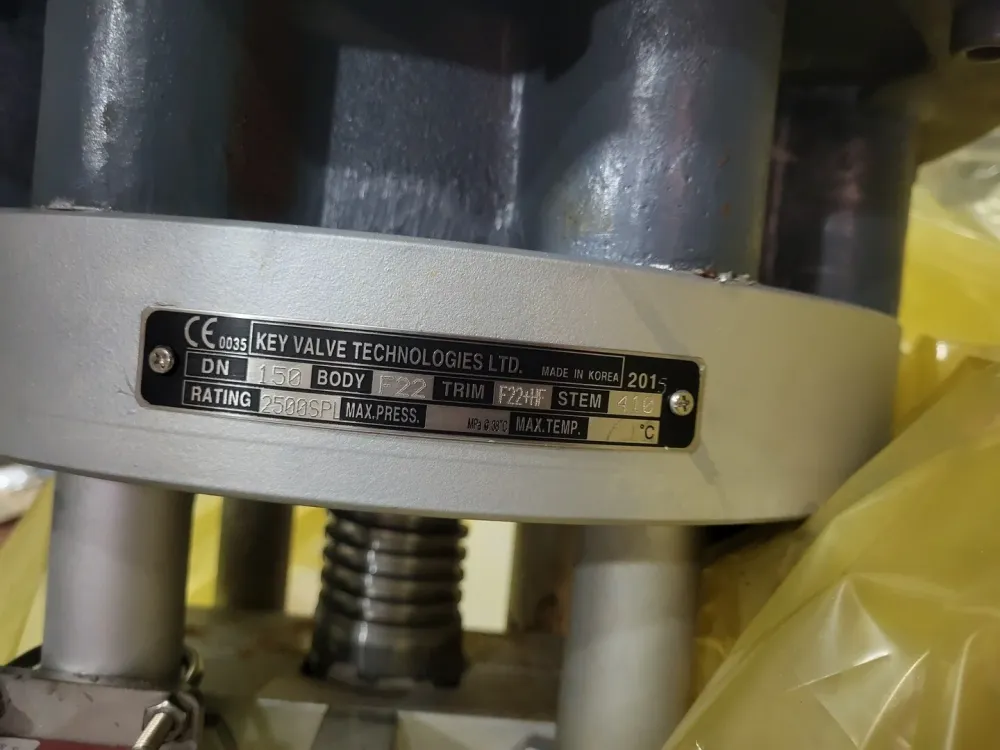 6" Class 2500 Stop Check Valve w/ Actuator SAEXC 16.1-F16 MOV-24100G1