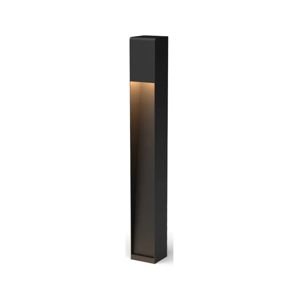 Geroba Argius buitenlamp staal met zink coating 10x10x60cm