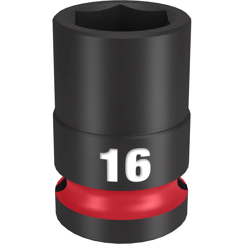 MILWAUKEE SHOCKWAVE Impact Duty 1/2" Drive 16MM Klassiek 6 Point Socket