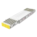 STABILA Type 600 Folding Ruler, Moduleerbaar Spacing (1/16ths, Both Edges, Outside)