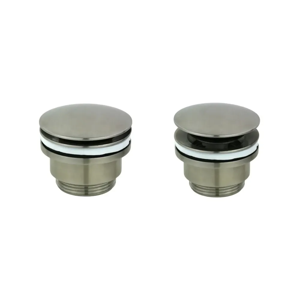 Composition mixers lang washbasin, bidet, and single-way shower TriaSix series brushed 316 steel