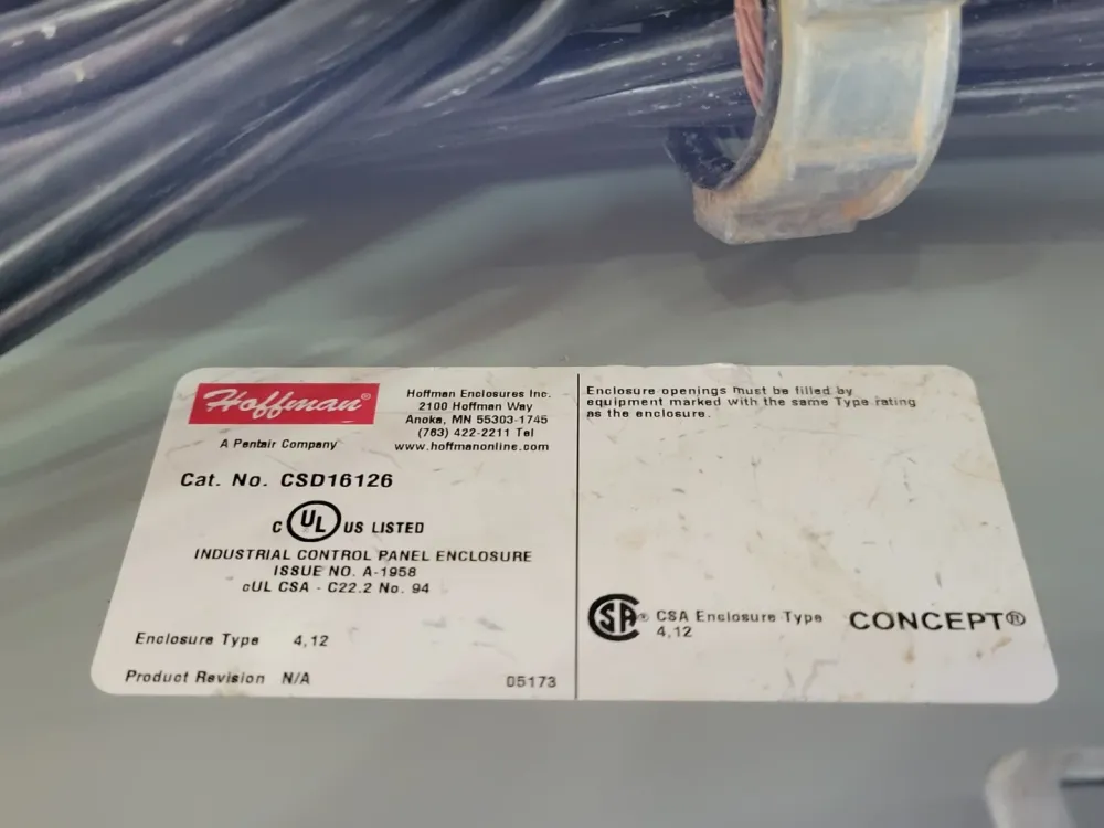CSD16126 Electrical Enclosure 16"x12"x6"