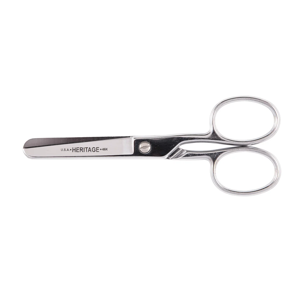 KLEIN TOOLS 6" Safety Scissors w/ Large Rings