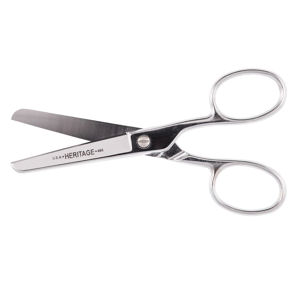 KLEIN TOOLS 6" Safety Scissors w/ Large Rings