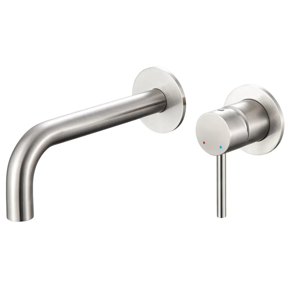 Kroonmoer Built- washbasin mixer TriaSix series brushed 316 staal