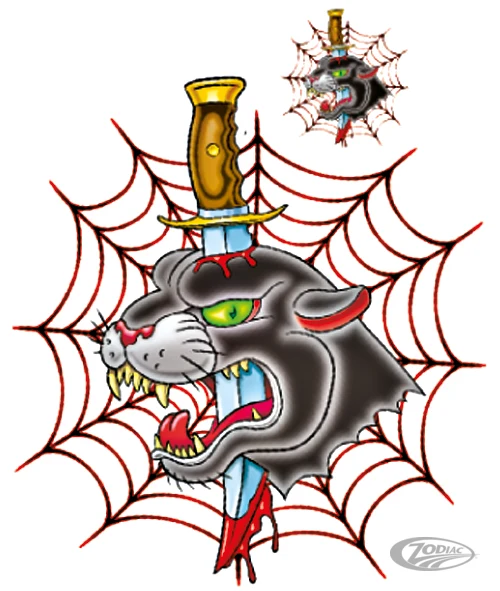 PANTHER STRIKE 6"X8" Harley-Davidson