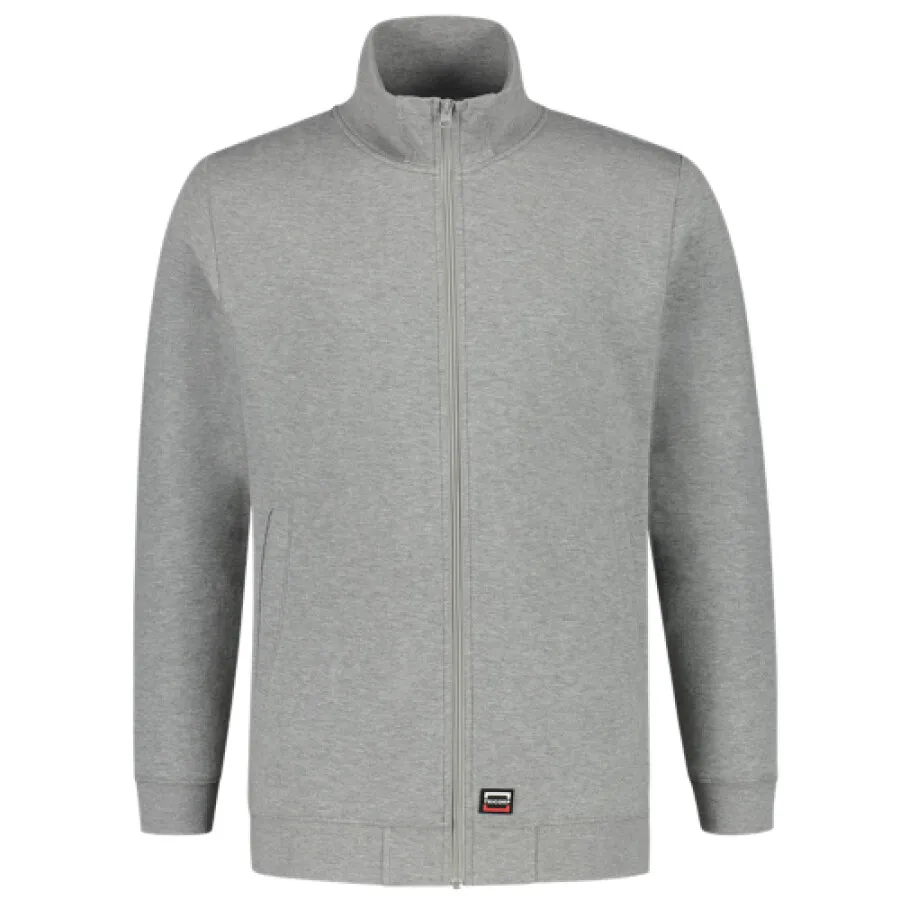 Tricorp 301017 sweatvest 60°C wasbaar grijs melange maat 6XL